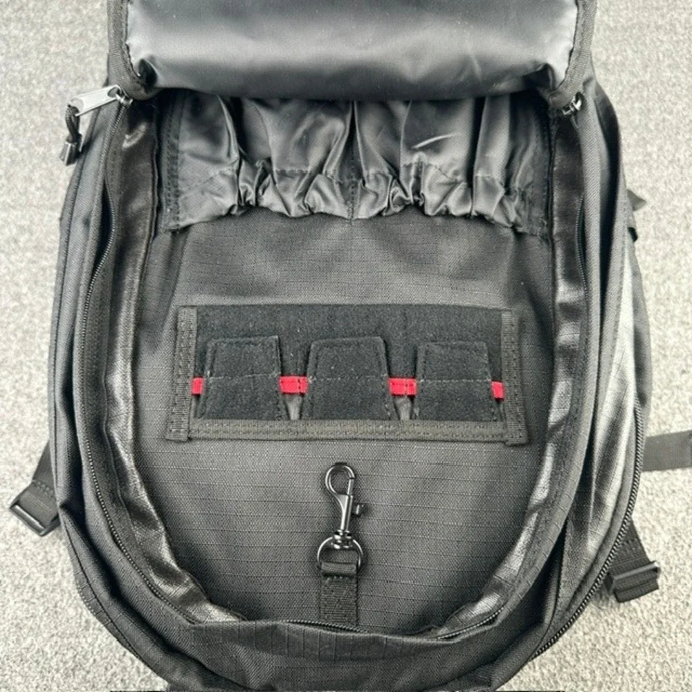 Canon Deluxe Photo Backpack 200EG Black Olive Green DSLR Camera Bag Case